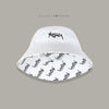 GeckoCustom Big Head Size Fisherman Hat Male Reversible Hawaii Korean Spring Hats for Men Casual Panama Hat Bob Hip hop Bucket Men Caps White 2 / S(52-54CM)