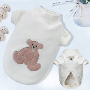 GeckoCustom Cartoon Bear Dog Hoodies Cute Cotton Pet Dogs Clothes For Puppy Small Medium Dogs Sweatshirt Jacket French Bulldog Chihuahua 6 / XS