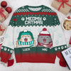 GeckoCustom Cat Meowy Catmas Cats All-Over-Print Ugly Sweater HO82 893144