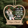GeckoCustom Christmas Couple Forever Yours Gift For Couples Ornament Personalized Gift HO82 893014