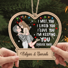 GeckoCustom Christmas Couple Forever Yours Gift For Couples Ornament Personalized Gift HO82 893014