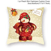 GeckoCustom Christmas Cushion Cover Merry Christmas Decorations for Home 2023 Christmas Ornament Navidad Noel Xmas Gifts Happy New Year 2024 style 31-52 / 45 x 45