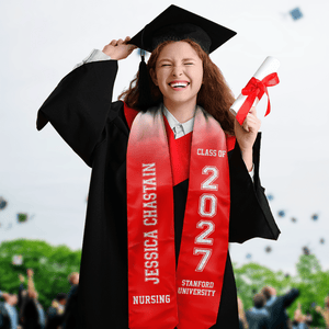 GeckoCustom Class of 2025 Best Gift For Graduation's Day - Personalized Graduation Stoles HA75 891878