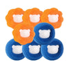 GeckoCustom Cleaning Tool Magic Laundry Ball Kit Hair Remover Pet Clothes Removes Hairs Cat and Dogs Home Household Product Dog Accessories A mixed color 8 PCS