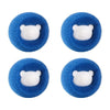 GeckoCustom Cleaning Tool Magic Laundry Ball Kit Hair Remover Pet Clothes Removes Hairs Cat and Dogs Home Household Product Dog Accessories A Blue 4 PCS