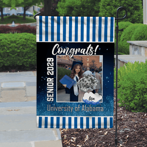 GeckoCustom Congrats Graduation Garden Flag, Senior Flag 888897