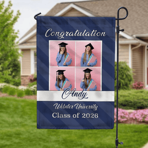 GeckoCustom Congratulation Graduation Garden Flag HN590