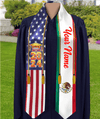 GeckoCustom Country Flag Class of 2024 Graduation Stoles TA29 888875 6x72 inch