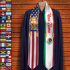 GeckoCustom Country Flag Class of 2024 Graduation Stoles TA29 888875 6x72 inch