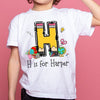 GeckoCustom Custom Alphabet Kid Boy Name For School Bundle Back To School Kid Size Shirt Personalized Gift HO82 891182