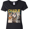 GeckoCustom Custom Cat Photo Gradient Name Cat Shirt T368 889697