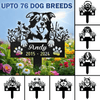 GeckoCustom Custom Dog Breed And Name Memorial Garden Stake Personalized Gift TH10 891567