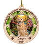 GeckoCustom Custom Dog Cat Photo You Are My Favorite Hello Wood Ornament TA29 889594