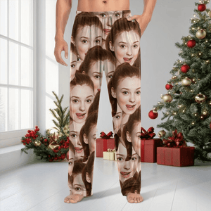 GeckoCustom Custom Face Dog Cat Family Pants Christmas Gift TA29 HA75 888950