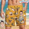 GeckoCustom Custom Face for Boyfriend/Husband Whiskey Beach Short N304 889527