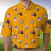 GeckoCustom Custom Face Photo Dog Cat Family Polo Shirt DM01 891117