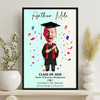 GeckoCustom Custom Face Photo Graduation Gift Personalized Graduation Senior Vertical Poster C623 893105
