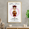 GeckoCustom Custom Face Photo Graduation Gift Personalized Graduation Senior Vertical Poster C623 893105