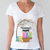 GeckoCustom Custom Family Bunny Easter Shirt TH10 892359 Women V-neck / V White / S