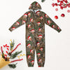 GeckoCustom Custom Human Face Photo With Camo Background Onesie Pajamas HO82 8933678