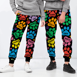 GeckoCustom Custom Name Area Bones And Paws Sweatpants TA29 889960