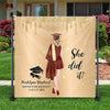 GeckoCustom Custom Name She Did It Graduation Backdrop TH10 892319