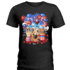 GeckoCustom Custom Photo 4th Of July For Dog Lovers Dark Shirt HO82 890736