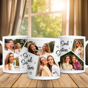 GeckoCustom Custom Photo A Sister Is A Forever Gift Of Love Family Mug N304 890000