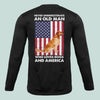 GeckoCustom Custom Photo An Old Man Who Loves Dogs And America TA29 889443