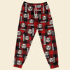 GeckoCustom Custom Photo And Name With Buffalo Plaid Pattern Dog Pajamas Set N304 889776