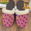 GeckoCustom Custom Photo Baseball Plush Slippers T368 HN590