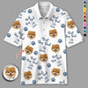 GeckoCustom Custom Photo Best Dog Dad Dog Polo Shirt HA75 890668