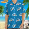 GeckoCustom Custom Photo Cat Dad Cat Mom Hawaii Shirt N304 889270