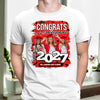GeckoCustom Custom Photo Class Of 2025 Congrats Graduation Bright Shirt TA29 890118