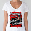 GeckoCustom Custom Photo Congrats 2024 Graduation Shirt TA29 890277 Women V-neck / V White / S