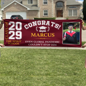 GeckoCustom Custom Photo Congrats Class of 2024 Banner TA29 888926