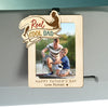 GeckoCustom Custom Photo Cool Fishing Dad Car Visor Clip HO82 890700