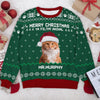 GeckoCustom Custom Photo Dog Cat Merry Christmas Ya Filthy Animal AOP Sweatshirt T368 HN590
