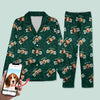 GeckoCustom Custom Photo Dog Dad Dog Mom Pajamas N304 HN590 For Kid / Combo Shirt And Pants / 3XS