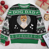 GeckoCustom Custom Photo Dog Mom Cat Mom Dog Dad Cat Dad All-Over-Print Ugly Sweater HO82 893110