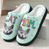 GeckoCustom Custom Photo Dog Mom, Dog Dad, Cat Mom, Cat Dad Dog Cat Slippers HA75 891412