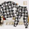 GeckoCustom Custom Photo Dog Mom Dog Dad With Buffalo Plaid Pattern Pajamas Set N304 889784 Combo Shirt And Pants (Favorite) / S