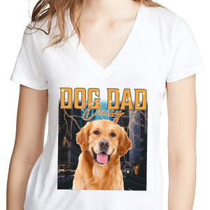 GeckoCustom Custom Photo Dog Portrait Vintage Shirt K228 889741