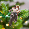 GeckoCustom Custom Photo For Motorcycle Couple Acrylic Ornament N304 889820
