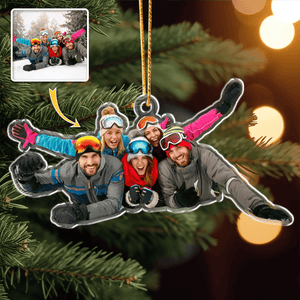 GeckoCustom Custom Photo Friend Acrylic Ornament HA75 891050