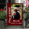 GeckoCustom Custom Photo Graduation Senior Class of 2025 Garden Flag 12"x18"