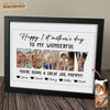 GeckoCustom Custom Photo Happy 1st Mother's Day Mummy Picture Frame N304 889148 8"x10"