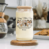 GeckoCustom Custom Photo Happy Mother's Day Mom To Us You Are The World Family Daily Reminders Glass Tumbler Personalized Gift TA29 890404