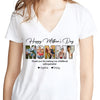 GeckoCustom Custom Photo Happy Mother's Day To My World Family Bright Shirt DA199 890176