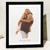 GeckoCustom Custom Photo Happy Valentine's Day For Couple Picture Frame TH10 892275 Picture Frame / 8"x10"